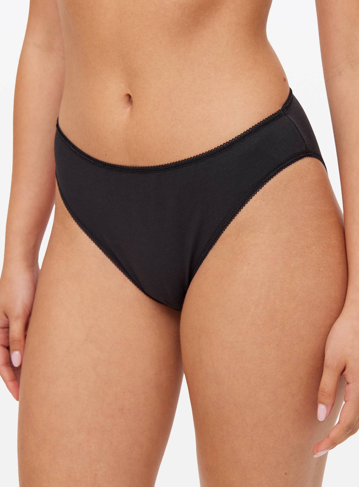 Plain High Leg Knickers 5 Pack 20 - Image 2